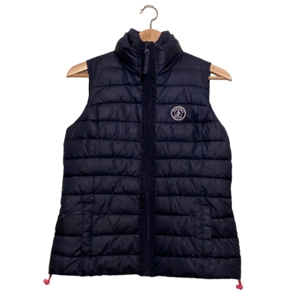 Abercrombie & Fitch navy vest . Size S